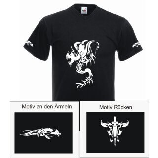 Tribal Drachen T-Shirt No.2