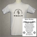 Walhalla Wikinger T-Shirt - wei&szlig; - beidseitig...